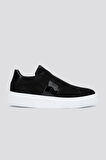 Valmenti EmmaErkek Siyah Süet Hakiki Deri Sneakers & Spor Ayakkabı 352 20074 ERK AYK Y24