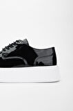 Valmenti AdenErkek Siyah Rugan Hakiki Deri Sneakers & Spor Ayakkabı 352 20421 ERK AYK Y24