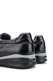 Tamer Tanca Erkek Hakiki Deri Siyah Sneakers & Spor Ayakkabı 383 5910 ERK AYK Y24 SIYAH