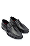 Tamer Tanca Erkek Hakiki Deri Siyah Loafer Ayakkabı 1008 2829 ERK AYK Y24 SIYAH BFL