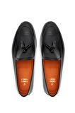 Tamer Tanca Erkek Hakiki Deri Siyah Loafer Ayakkabı 342 8740 ERK AYK Y24 SIYAH BFL