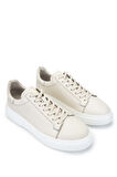 Tamer Tanca Erkek Hakiki Deri Bej Sneakers & Spor Ayakkabı 04 2501 ERK AYK Y23 BEJ FLTR