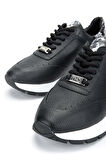 Tamer Tanca Kadın Hakiki Deri Siyah Sneakers & Spor Ayakkabı 231 422 BN AYK Y24 SIYAH FLTR
