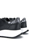 Tamer Tanca Kadın Hakiki Deri Siyah Sneakers & Spor Ayakkabı 231 422 BN AYK Y24 SIYAH FLTR