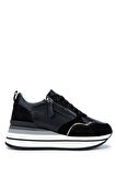 Tamer Tanca Kadın Hakiki Deri Siyah Sneakers & Spor Ayakkabı 923 1021 BN AYK Y24 SIYAH KMBN