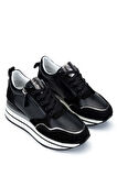 Tamer Tanca Kadın Hakiki Deri Siyah Sneakers & Spor Ayakkabı 923 1021 BN AYK Y24 SIYAH KMBN
