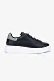 Valmenti Acrux Erkek Siyah Floter Hakiki Deri Sneakers & Spor Ayakkabı 04 3521 ERK AYK Y24