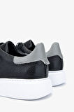 Valmenti Acrux Erkek Siyah Floter Hakiki Deri Sneakers & Spor Ayakkabı 04 3521 ERK AYK Y24