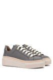 Tamer Tanca Kadın Hakiki Deri Koyu Gri Sneakers & Spor Ayakkabı 937 5022-09 BN AYK Y23 K.GRI FLTR