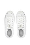 Tamer Tanca Kadın Tekstil Beyaz/Lame Sneakers & Spor Ayakkabı 804 302 BN AYK Y24 BEYAZ/LAME