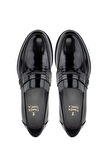 Tamer Tanca Erkek Hakiki Deri Siyah Açma Loafer Ayakkabı 987 122K ERK AYK Y24 SIYAH ACMA