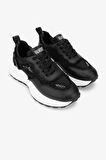 Valmenti Lovita Kadın Siyah Hakiki Deri Sneakers & Spor Ayakkabı 1011 6360 BN AYK Y24