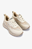 Valmenti Lovita Kadın Bej Hakiki Deri Sneakers & Spor Ayakkabı 1011 6360 BN AYK Y24