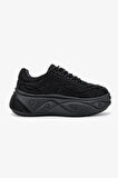 Valmenti Kadın Vegan Siyah Sneakers & Spor Ayakkabı 921 K25-0017 BN AYK Y24 SIYAH