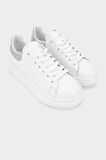 Valmenti Eric Kadın Beyaz Hakiki Deri Sneakers & Spor Ayakkabı 1028 165-S3 BN AYK Y24