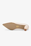 Valmenti Kadın Ekru Vegan Topuklu Ayakkabı 932 1000 BN AYK SK23/24