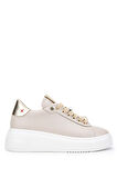 Tamer Tanca Kadın Vegan Bej Sneakers & Spor Ayakkabı 1009 1590 BN AYK Y24 BEJ