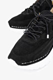Valmenti Zoe Kadın Siyah Süet Hakiki Deri Sneakers & Spor Ayakkabı 775 26511 BN AYK Y24