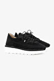 Valmenti Zoe Kadın Siyah Süet Hakiki Deri Sneakers & Spor Ayakkabı 775 26511 BN AYK Y24