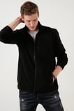 Buratti Slim Fit Fermuarlı Cepli Dik Yaka Soğuk Geçirmez Polar Hırka Erkek HIRKA 5906028