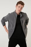 Buratti Slim Fit Fermuarlı Cepli Dik Yaka Soğuk Geçirmez Polar Hırka Erkek HIRKA 5906028