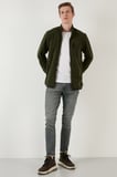 Buratti Slim Fit Fermuarlı Cepli Dik Yaka Soğuk Geçirmez Polar Hırka Erkek HIRKA 5906028
