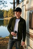 Buratti Slim Fit Fermuarlı Cepli Dik Yaka Soğuk Geçirmez Polar Hırka Erkek HIRKA 5906028