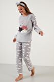 Lela Bayan Pijama Takımı 6094120BULUT