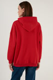 Lela Regular Fit Pamuklu Kapüşonlu Yaka Şardonlu Kışlık Sweat Kadın SWEAT 5863854