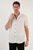 Buratti Pamuk Karışımlı Kısa Kollu Regular Fit Gömlek Erkek GÖMLEK CF23S113139
