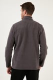 Buratti Slim Fit Yarım Fermuarlı Yumuşak Dokulu Şardonlu Kışlık Polar Erkek POLAR 59060011