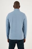 Buratti Slim Fit Yarım Fermuarlı Yumuşak Dokulu Şardonlu Kışlık Polar Erkek POLAR 59060011