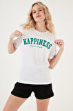 Lela Bayan T Shirt 541HAPPINESS