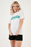 Lela Bayan T Shirt 541HAPPINESS