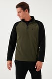 Buratti Slim Fit Yarım Fermuarlı Soğuk Geçirmez Kışlık Şardonlu Polar Erkek POLAR 5906055