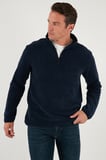 Buratti Slim Fit Yarım Fermuarlı Dik Yaka Soğuk Geçirmez Polar Erkek POLAR 5906003