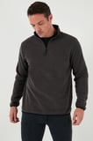 Buratti Slim Fit Yarım Fermuarlı Dik Yaka Soğuk Geçirmez Polar Erkek POLAR 5906003