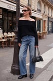 Lela Overisze Fit Madonna Yaka Triko Kazak Kadın KAZAK 4615216