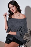 Lela Overisze Fit Madonna Yaka Triko Kazak Kadın KAZAK 4615216