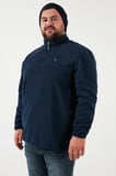 Buratti Regular Fit Anti-Pilling Büyük Beden Dik Yaka Kışlık Şardonlu Polar Erkek POLAR 5906001B