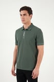 Buratti Pamuklu Regular Fit Yarım Fermuarlı Polo T Shirt Erkek POLO YAKA T SHİRT 5904073 NEFTİ