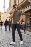 Buratti Pamuklu Normal Kalıp Normal Bel Jeans Erkek KOT PANTOLON 2213C56PARMA SİYAH