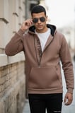 Buratti Pamuklu Slim Fit Kanguru Cepli Fermuar Detaylı Kapüşon Yaka Sweat Erkek SWEAT 575707