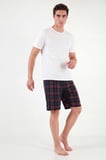 Buratti Pamuklu Regular Fit Bağlamalı Cepli Pijama Şort Erkek ŞORT 6574004 YEŞİL