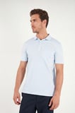 Buratti Pamuklu Regular Fit Göğüs Cepli Düğmeli Polo T Shirt Erkek POLO T SHİRT 4565001 BEBE MAVİ