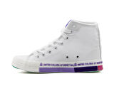 Benetton Bn70021 Beyaz Lila Kadın Günlük Ayakkabı BN70021-BEYAZ-LILA Beyaz