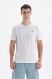 Dagi Active Bisiklet Yaka Kısa Kol Beyaz T-Shirt