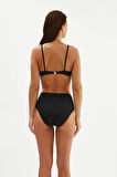 2077ESBK BALENLİ BİKİNİ TK. - SİYAH