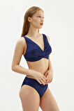 Eros Korseli Toparlayıcı Bikini Üst Lacivert