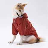 Pawstar Pluvia İçi Polar Orta-Büyük Irk Köpek Yağmurluğu Turuncu